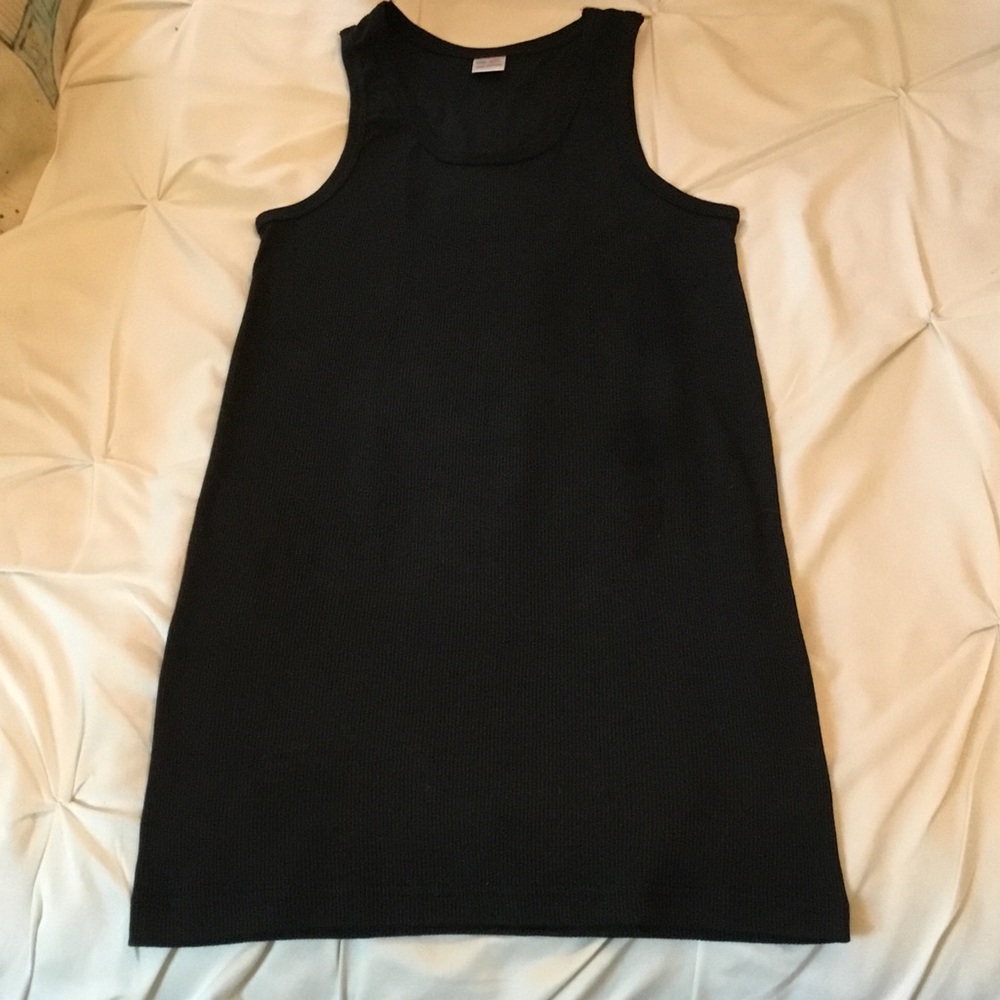 Men's Black Sleeveless Tank/Undershirt
